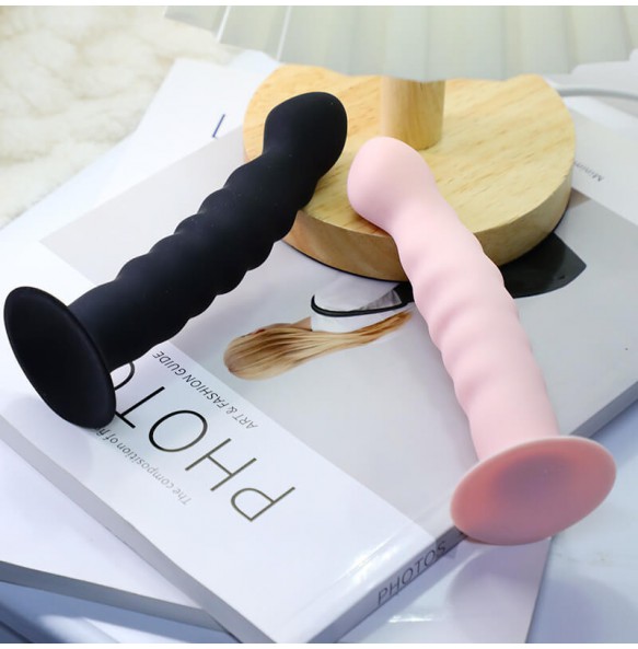 MizzZee - Beaded Realistic Dildo (Black)